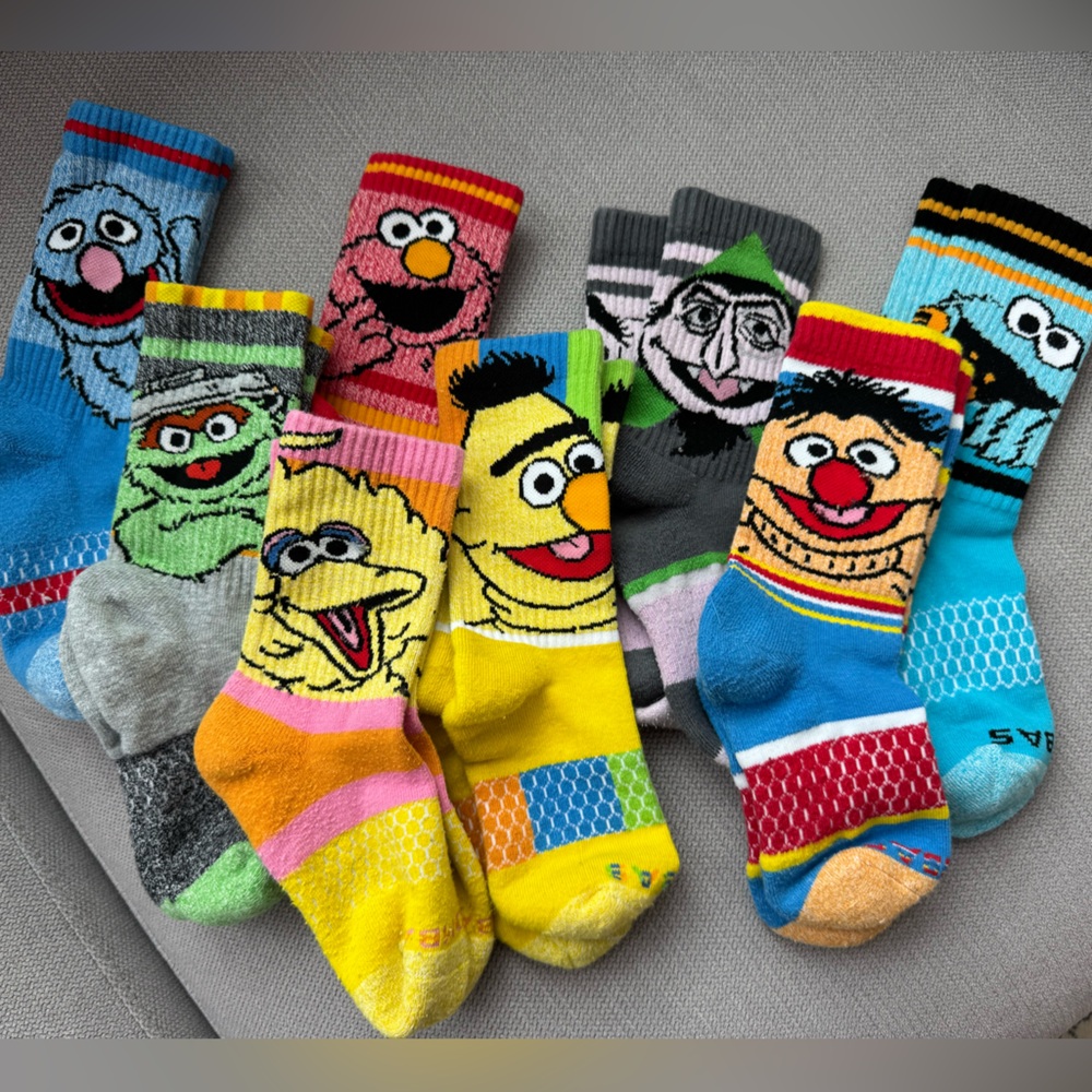 Bombas Kids Sesame Street Socks - Multicolor